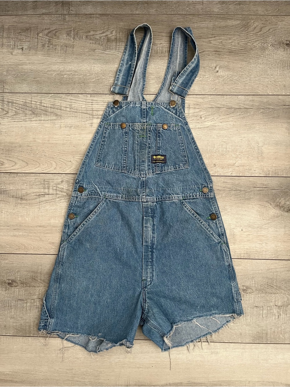 OSH KOSH Blue Denim Overall Shorts